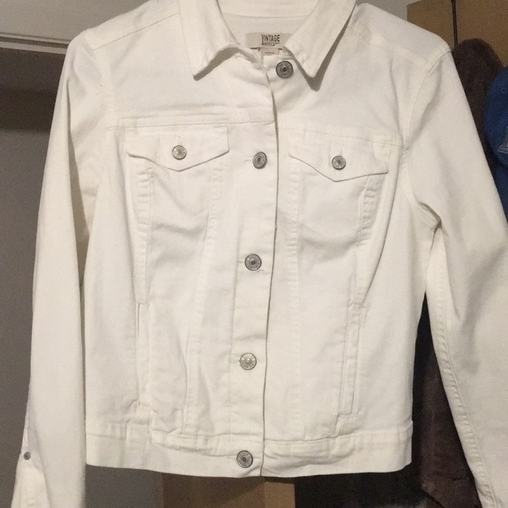 White Jean Jacket